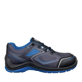 Buty ochronne niskie Flow S1P Niebieskie - Safety Jogger