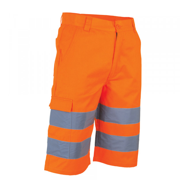Werkbermuda HV Phare Fluororanje - LMA