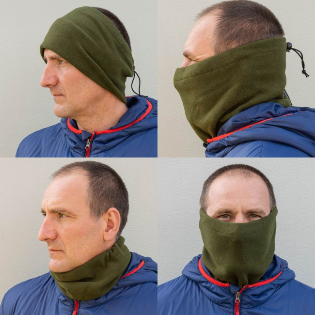 Tour de cou polaire Vert olive - Highlander