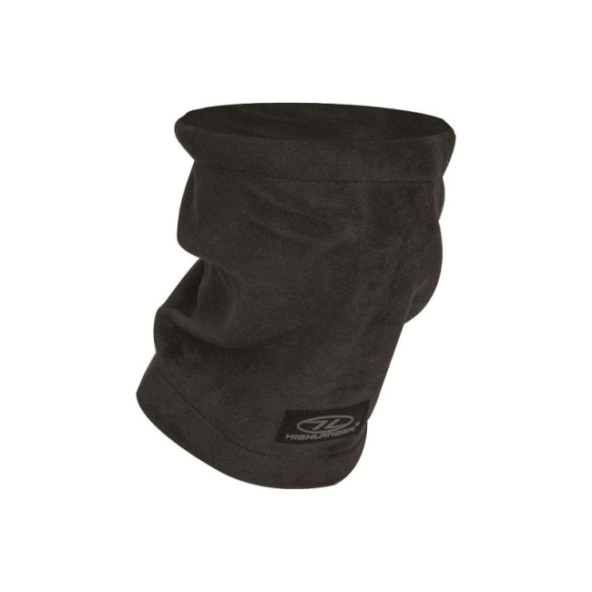 Fleece nekwarmer Zwart - Highlander