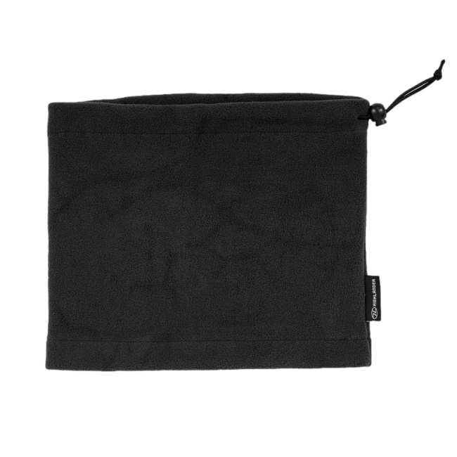 Fleece-Halswärmer Schwarz - Highlander