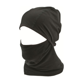 Artikulierte Fleece-Sturmhaube Schwarz - Highlander