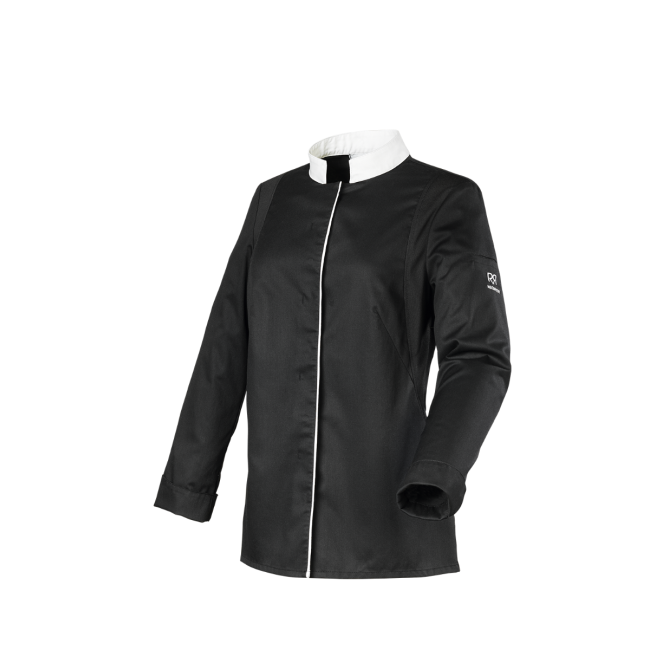 veste femme elize manches longues s noir gar blanc - robur