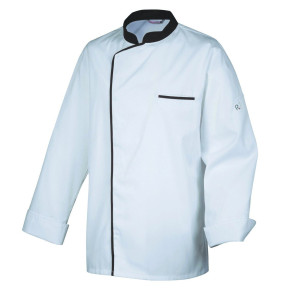 Unisex-Jacke Energy Langarm Weiß und Mokka - Robur