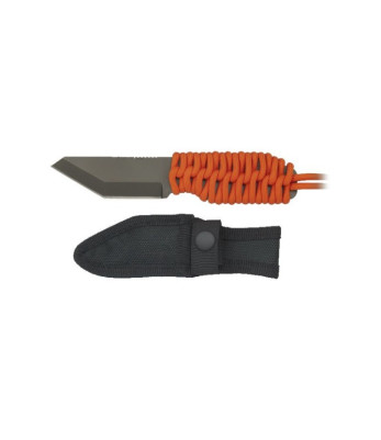 Couteau titanium corde orange - K25