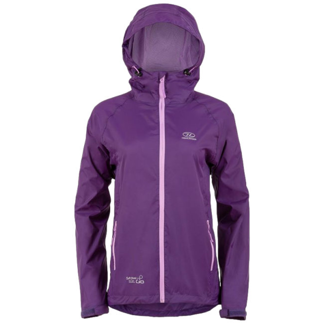 Veste Stow & Go Waterproof Femme Violet - Highlander