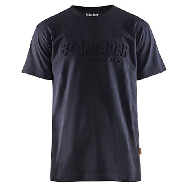 T-shirt z nadrukiem 3D Ciemnoniebieski - Blaklader