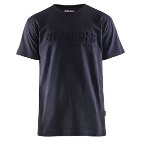 T-shirt z nadrukiem 3D Ciemnoniebieski - Blaklader