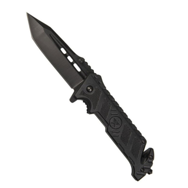 Couteau pliant Star noir - Miltec