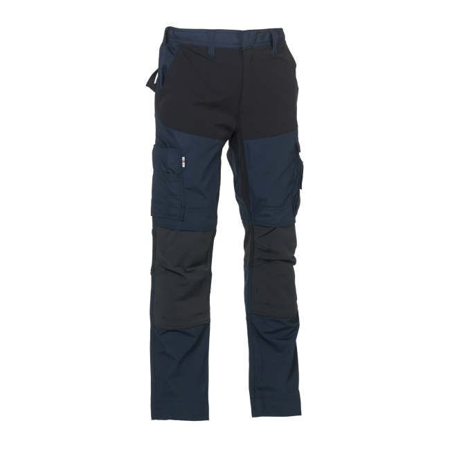Pantalon de travail multipoches Hector Bleu/Noir - Herock