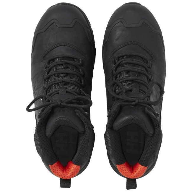 Helly Hansen Oxford Mid S3 - Stivale Di Sicurezza Senza Metallo, Pelle Nabuk, Punta Composita, Colore Nero