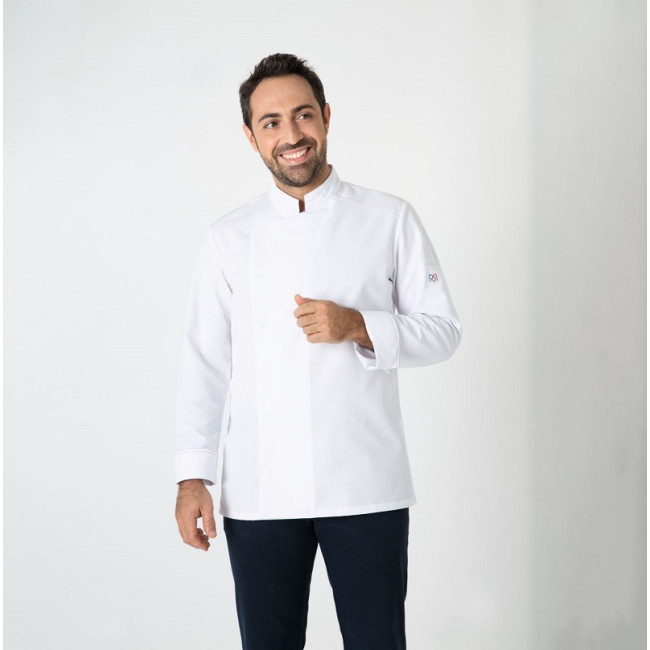 Veste de cuisine à manches longues Aspin blanc - Robur