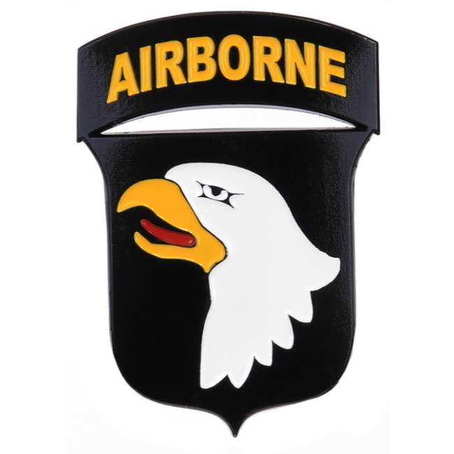 Metallabzeichen 101st Airborne Division - 101 Inc