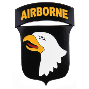 Metalen logo 101st Airborne Division - 101 Inc