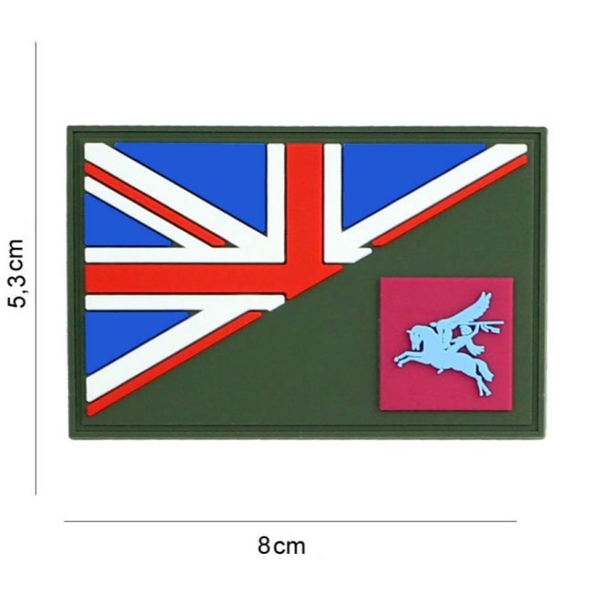 Patch 3D PVC Pegasus half flag - 101 Inc