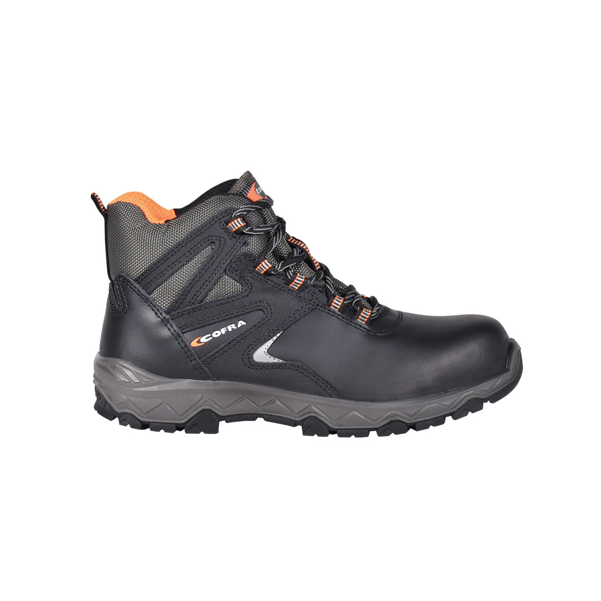 Scarpe antinfortunistiche Ascent S3 Nero/Arancione Cofra