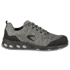 CHAUSSURE TISSU GRIS-NOIR/TISSU NOIR/SEMELLE ANT.APT ECOLOGICAL S1 P SRC - COFRA
