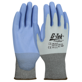 Gants tricotés sans coutures G-Tek® PolyKor® bleu - Pip