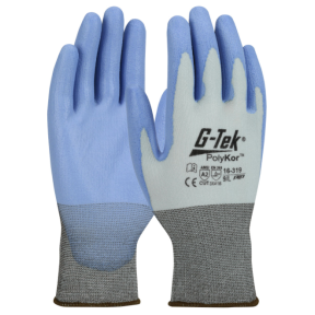 Gants tricotés sans coutures G-Tek® PolyKor® bleu - Pip