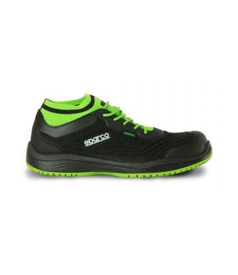Chaussures de sécurité Legend S1P SRC ESD Noir et vert - Sparco