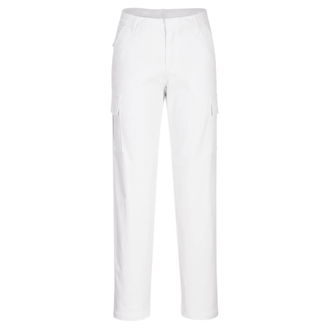 Pantalon cargo extensible pour femmes blanc - Portwest