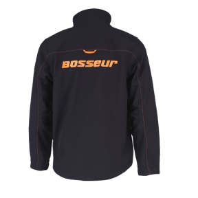 Kurtka Softshell Nutak Czarno-Pomarańczowa - Bosseur