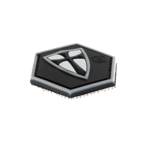 Patch hexagonal bouclier templier noir - JTG