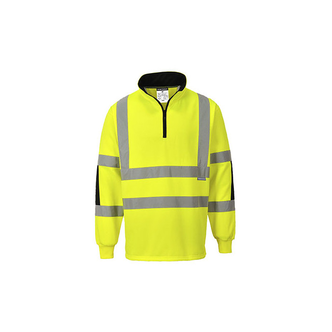 Sweatshirt Rugby Xenon Yellow - Portwest