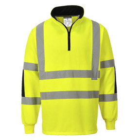 Rugby-Sweatshirt Xenon Gelb - Portwest