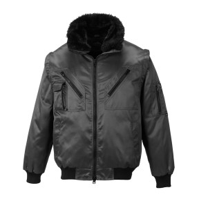 Pilotenjacke Schwarz - Portwest