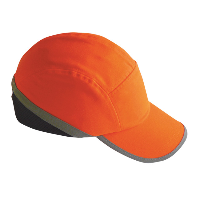Pet anti-stoot lange klep oranje - Portwest