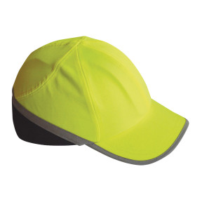 Casquette anti-heurt visière longue jaune - Portwest