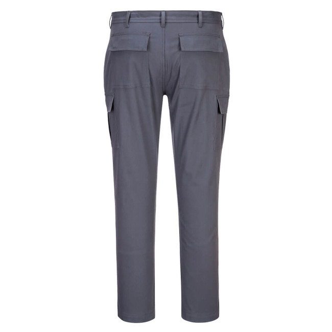Spodnie robocze Combat Slim Stretch szare - Portwest