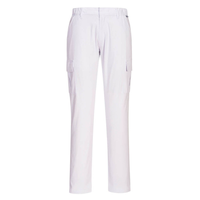 Pantalon de travail Combat Slim Stretch blanc - Portwest