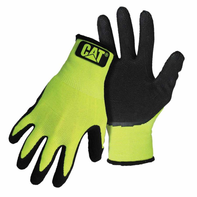 gant latex haute visibilité - caterpillar
