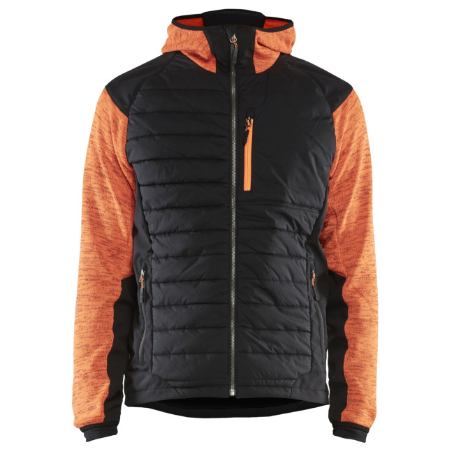 Hybride vest Fluororanje/Zwart - Blaklader