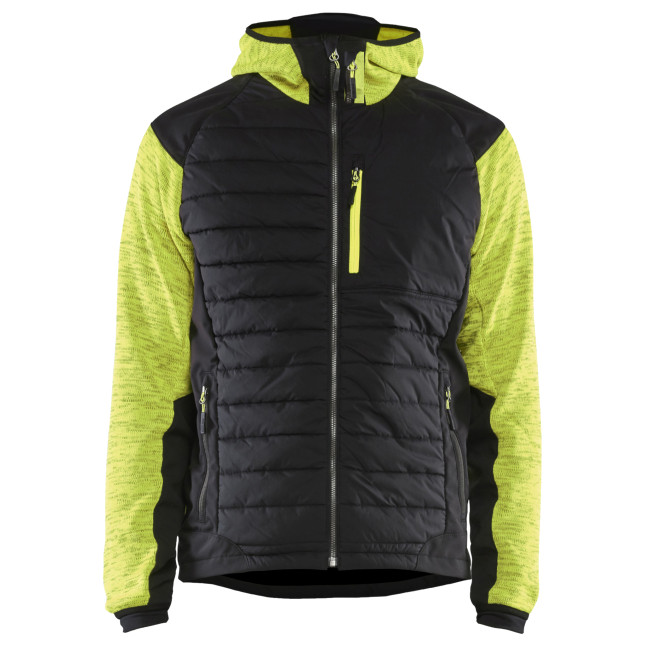 Veste hybride Jaune fluo/Noir - Blaklader