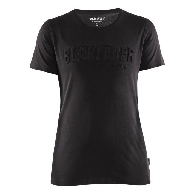 3D-Druck T-Shirt Damen Schwarz - Blaklader