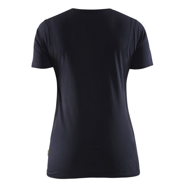 3D bedrukt T-shirt dames Donkerblauw - Blaklader
