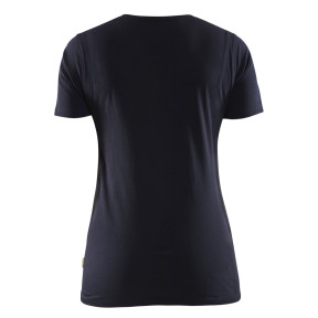 3D bedrukt T-shirt dames Donkerblauw - Blaklader