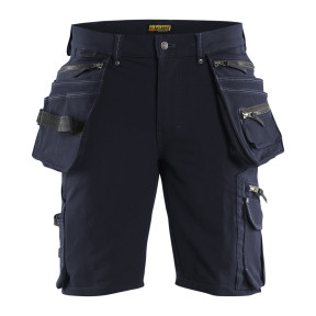 Spodenki X1900 rzemieślnicze stretch 4D Granatowe/Czarne - Blaklader