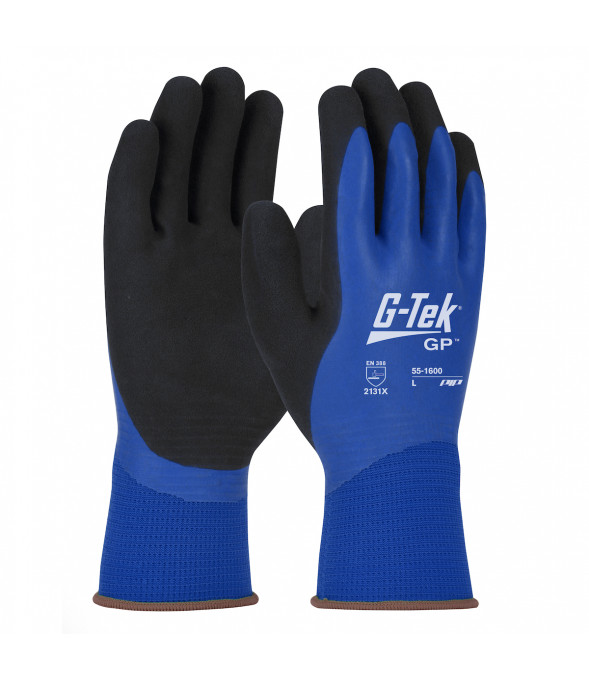 12 gants G-Tek GP polyester double enduction latex - PIP