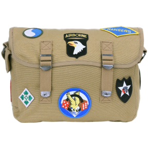 Torba na ramię z płótna emblematy druga wojna światowa coyote - Fostex