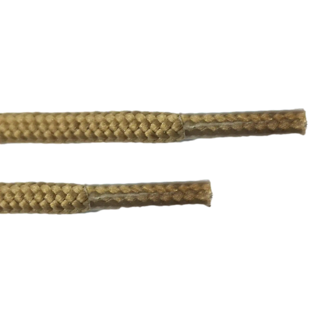 Wzmocnione sznurowadła pod pierścieniem Lacbag 140 cm Beżowe - S.24