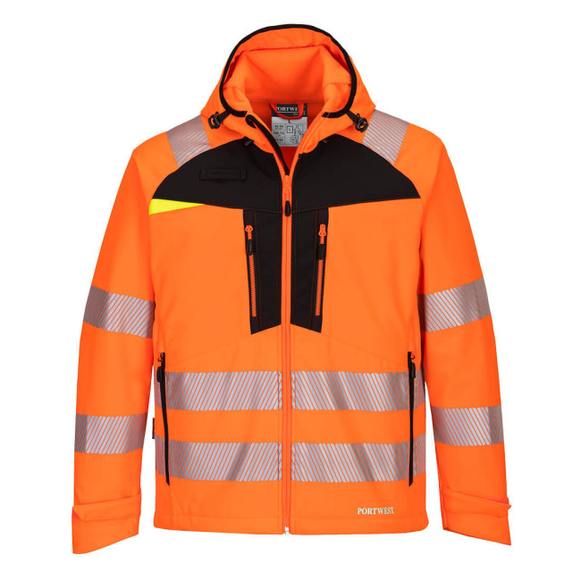 Kamizelka Softshell HV DX4 Pomarańczowo-Czarna - Portwest