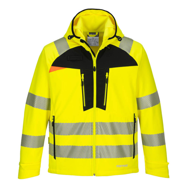 Kamizelka Softshell HV DX4 Żółto-Czarna - Portwest