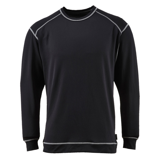 Base Pro antibacterieel shirt zwart - Portwest
