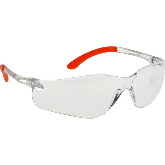 Lunettes de protection Pan View PW38 orange/incolore - Portwest
