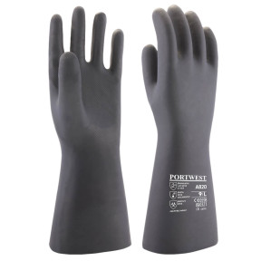Handschoen Chemie Neopreen Zwart - Portwest