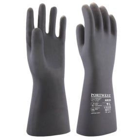 Handschoen Chemie Neopreen Zwart - Portwest